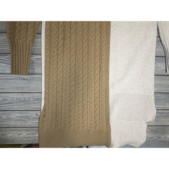 Eudon Choi Collective Two Tone Sweater Dress 100% Wool Sz Large Retail $350 READ - Picture 4 of 13